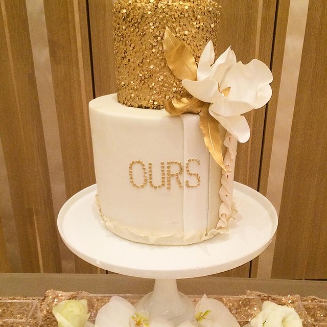 Golden Cake by Petite Event Co.