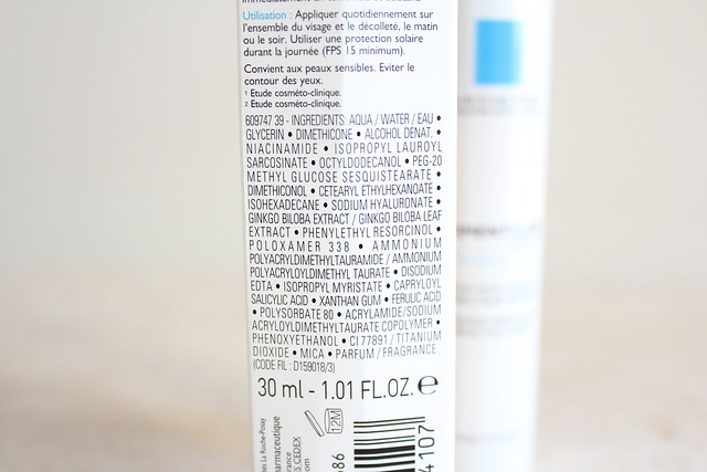 La Roche-Posay PigmentClar Serum ingredients