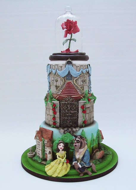 Beauty and the Beast Cake by Emma Jayne Cake Design