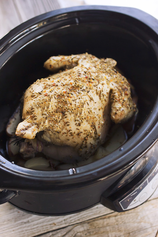 How-to Make Roast Chicken in the Slow Cooker