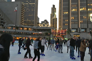 Christmas Season 2015 - Embarcadero Skating rink skaters