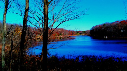lakes michigan november fall autumn usa 2016