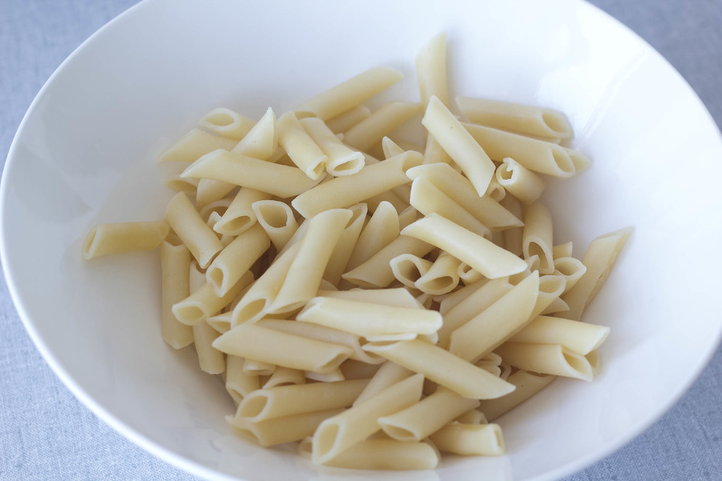 Pasta med gorgonzolasauce, ruccola og valnødder (5)