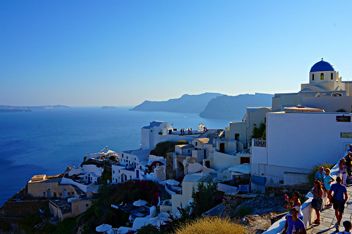 amazing view santorini greece oia