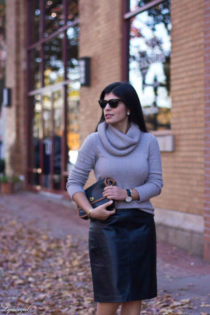 cowl neck sweater, leather pencil skirt, black heels-4.jpg