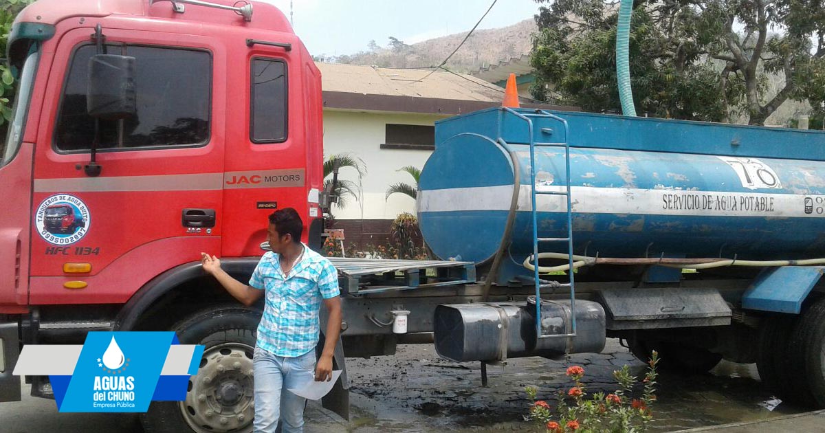 Tanqueros de Petroecuador repartirán agua hasta el 24 de noviembre