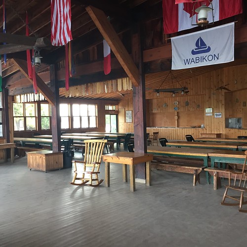 The dining hall, Camp Wabikon