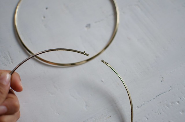 DIY Double Circle Necklace