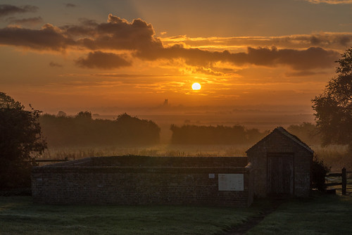 ancient autumn england daybreak dawn old cambridgeshire thefens uk ely autumnal europe eastanglia european sunrise