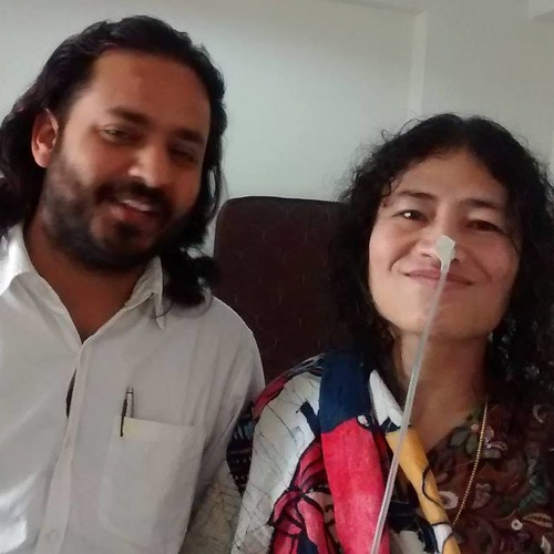 Recent Photo of Ravi Nitesh with Irom Sharmila