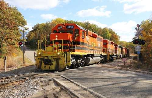 railroad train michigan peremarquette co 3389 pm manifest emd sd402 chesapeakeohio mqt z151 marquetterail grandrapidssubdivision kopjehill turnjob