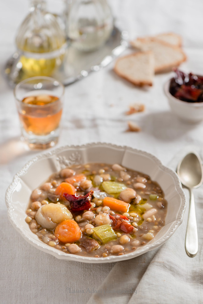 'Crapiata' soup from Matera