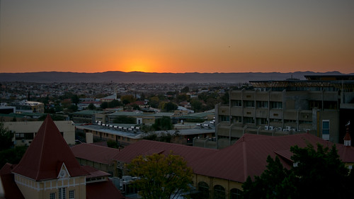 sunset namibia windhoek polytechnicofnamibia
