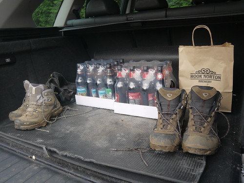Boot full of Boots.  And Beer.