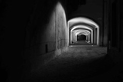 #dark #tunnel in a dark #alley in the #street of #sauve #village #gard #languedoc #france   #beautifulfrance #magnifiquefrance - Photo of Puechredon