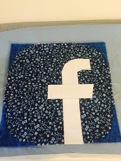 iPhone quilt along; Facebook app is done! Shhhh for hubby!