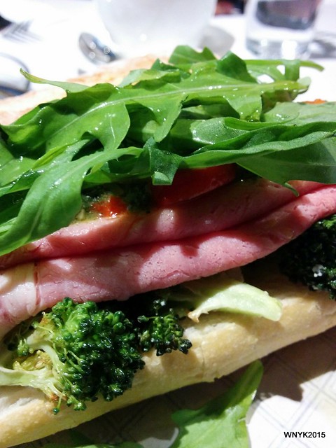 Roast Beef and Broccoli Sandwich