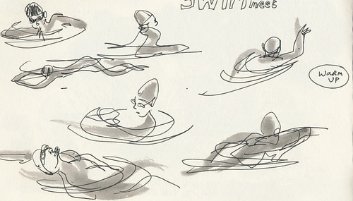 Sketchbook #91: More Swimming