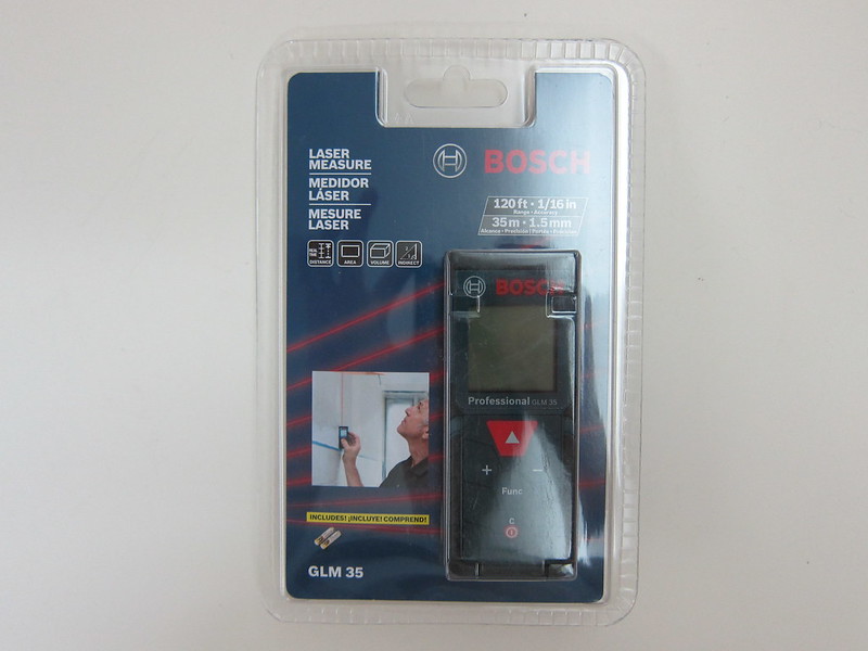 Bosch GLM 35 Laser Measure - Packaging Front