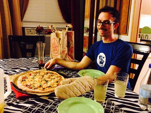 Homemade Shrimp and Spinach Pizza (September 8 2014) (3)