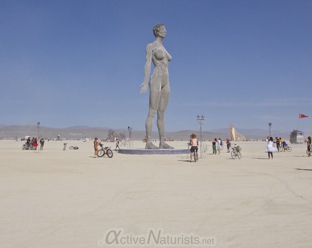 naturist 0004 Burning Man 2015, Black Rock City, Nevada, USA