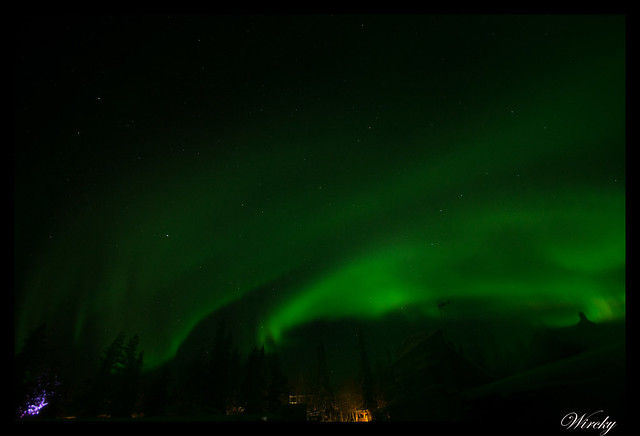 Laponia aurora boreal - Aurora boreal