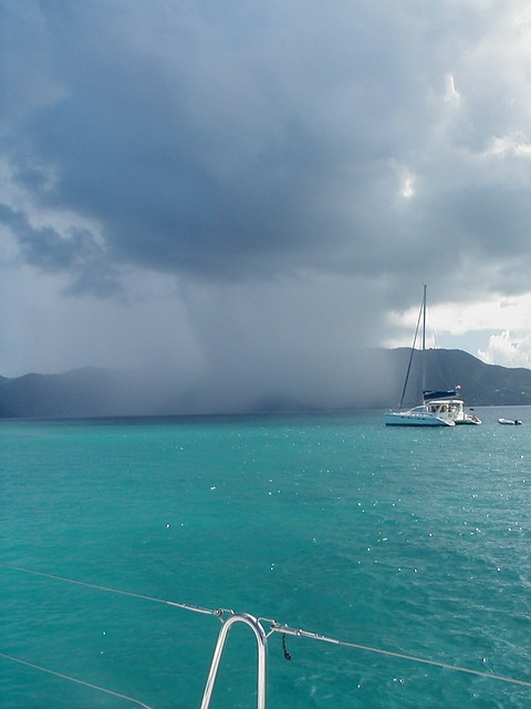Working on a yacht in the BVI's November 2007