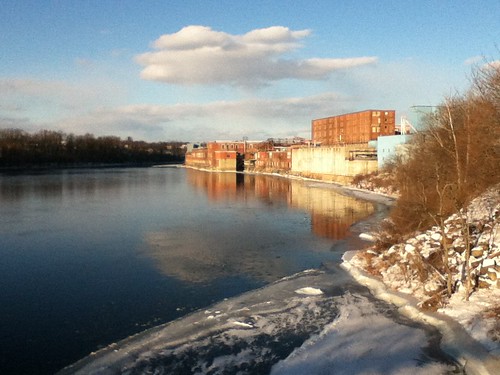 Kennebec River in the Winter, Central Maine