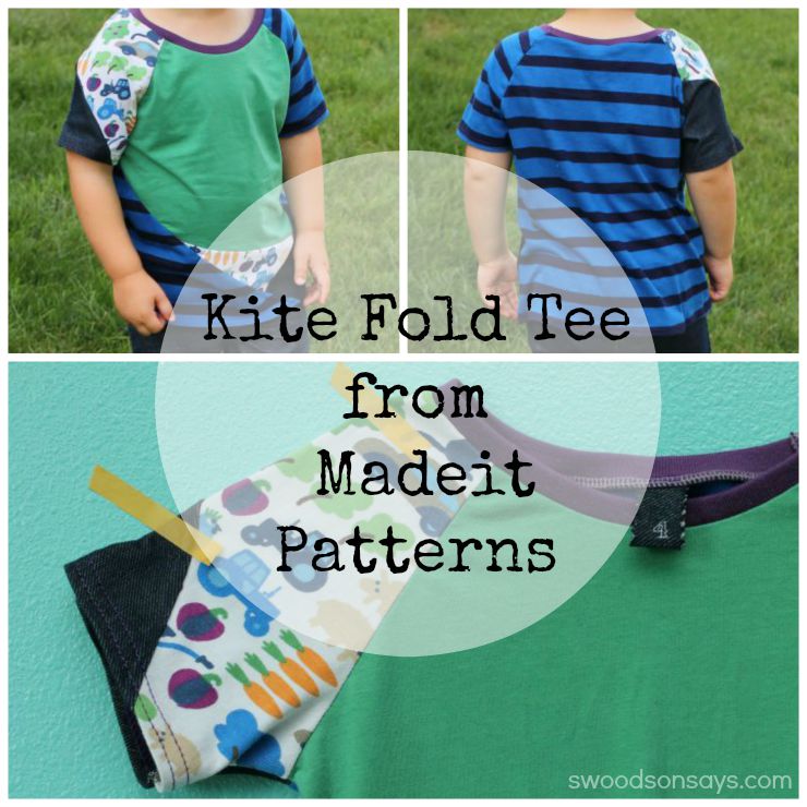 Kite Fold Tee from Madeit Patterns