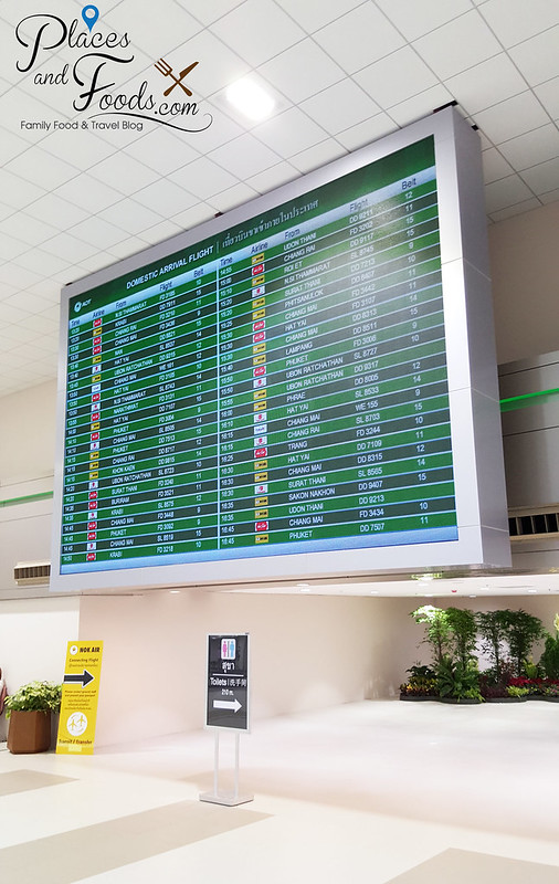 don mueang terminal 2 picture renovated digital signage