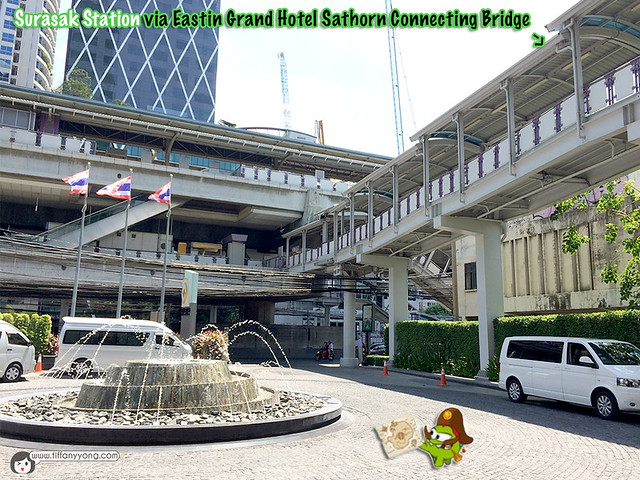 Eastin Grand Surasak Station Bridge