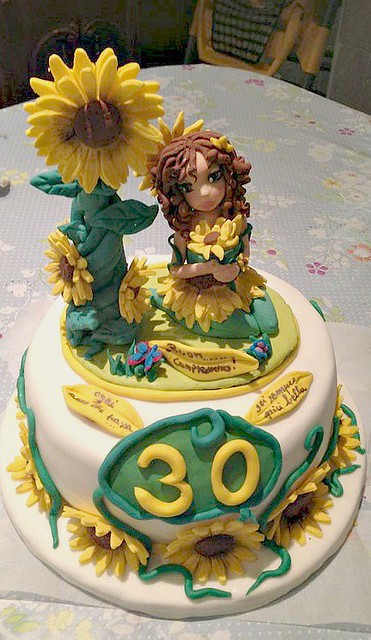 Goddess of the sunflowers by torte di Candy Mony