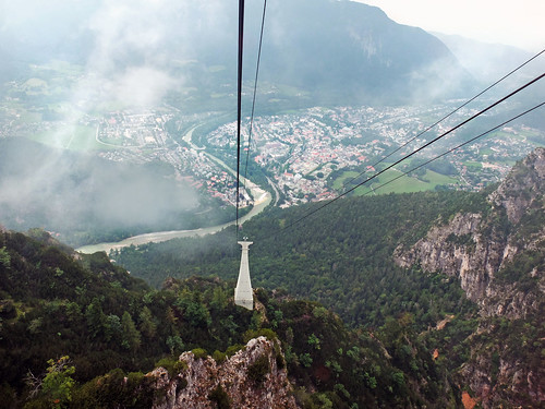 fog bavaria funicular badreichenhall berchtesgadenerland predigtstuhl
