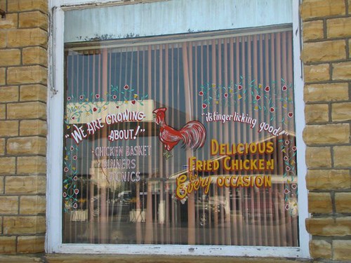 reflection diner kansas wilson greasyspoon smalltown chickendinners paintonglass