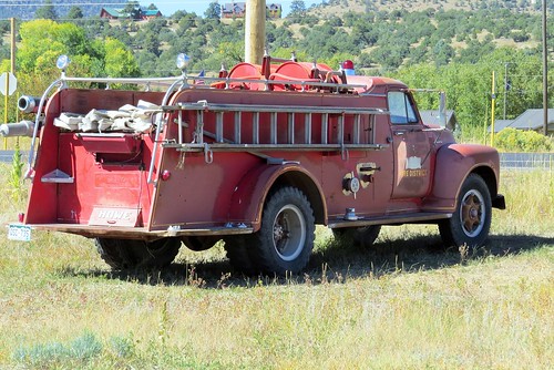 vintage colorado firetruck howe southfork