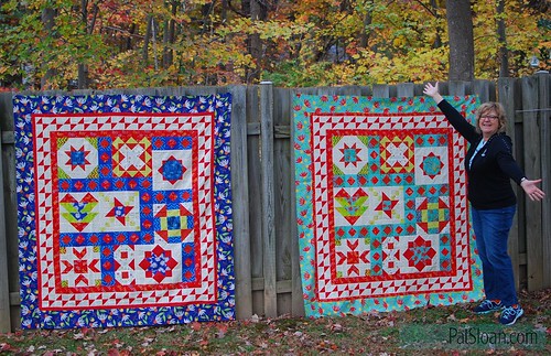 pat sloan vacation time final quilt both quilts 2