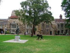 former west front of abbey