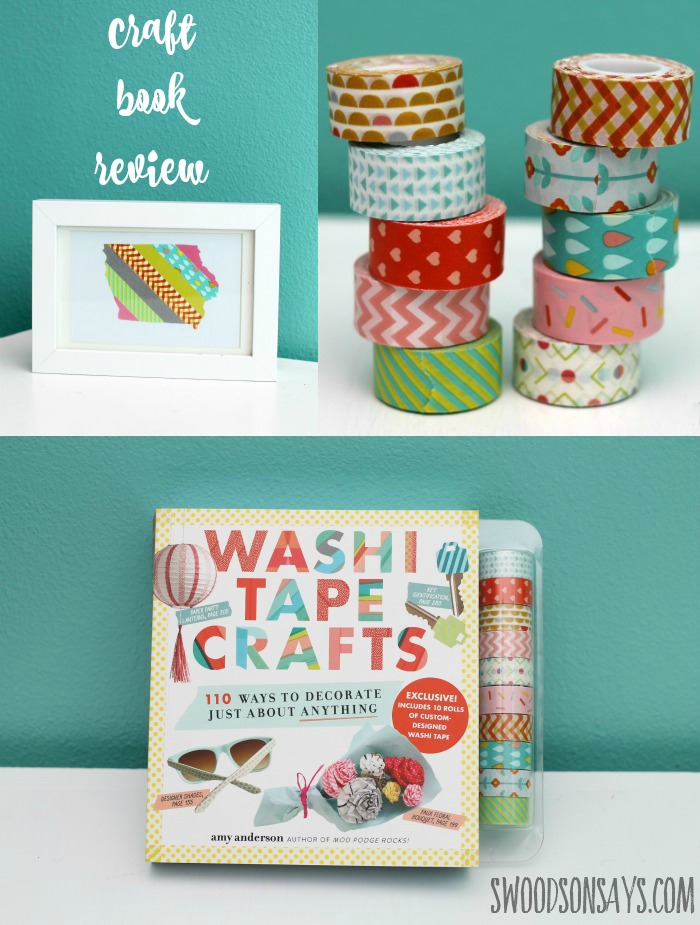 A craft book review of Washi Tape Crafts on Swoodsonsays.com