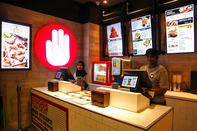4Fingers Chicken Ordering Counter