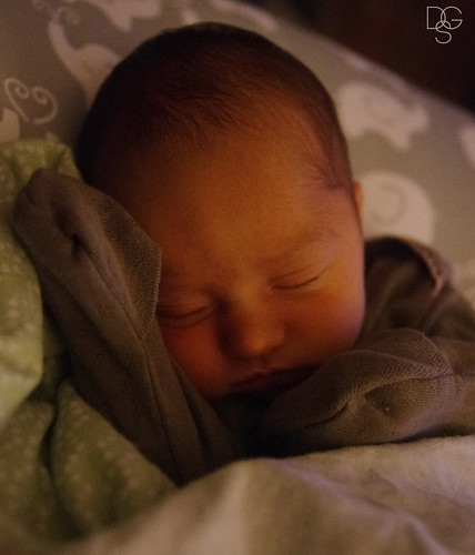 arkansas alma granddaughter brunette baby newborn nap snooze