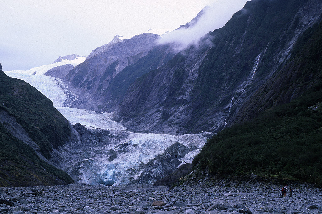 Hiking to the Franz Josef Glacier, South Island, New Zealand
