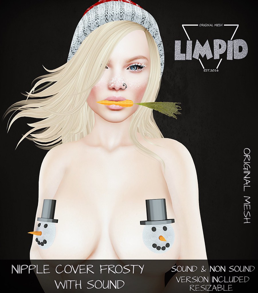 Limpid Nipple Cover Frosty - SecondLifeHub.com