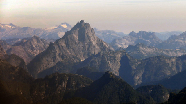 Aerial Shot of the BC Coastal Mountains
