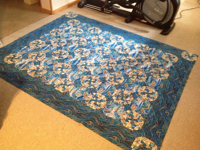 Otter quilt. Presented with love.