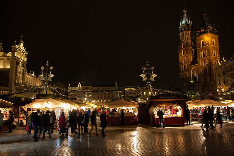 Christmas market in Krakow, Poland. Credit Garrett Ziegler