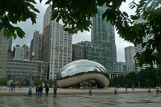 Chicago - Cloud Gate looking northwest