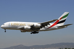 Emirates A380-861 A6-EDR BCN 06/06/2015