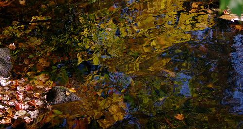 pentax k3 vbd smcpentaxda55300mmf458ed ct connecticut fall autumn newengland water reflection stonewaterlight abstract handheld 2015 pequonnockriver fall2015