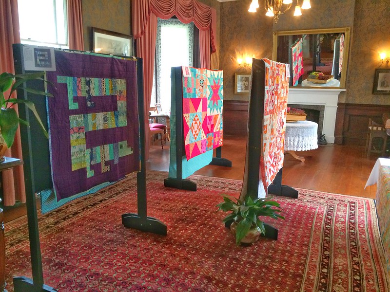 New Quilts for Alberton Beds - ballroom.