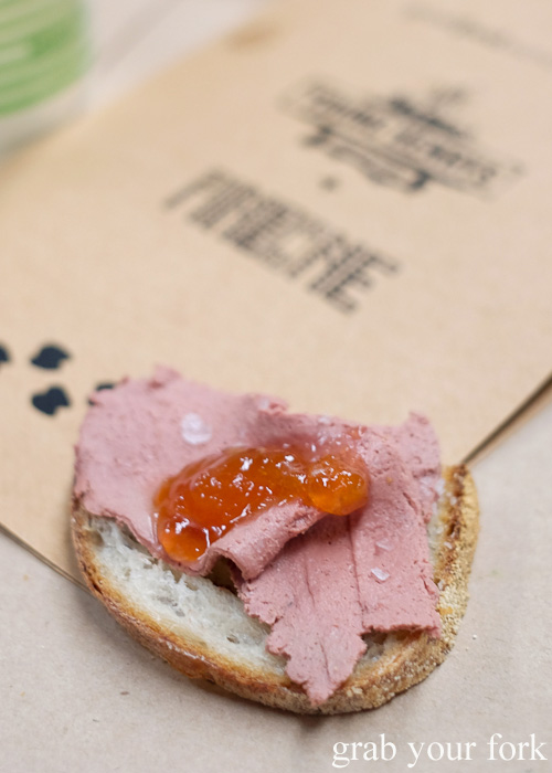 Hare liver parfait at the Feral Party by Pinbone at Young Henrys for Good Food Month 2015